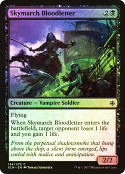 Skymarch Bloodletter IXALAN MTG MAGIC CREATURE VAMPIRE SOLDIER FOIL - Image 1