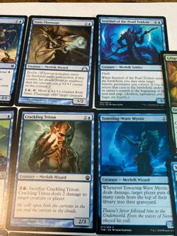 MTG Merfolk Tribal Lot 14 Cards Magic the Gathering Commander EDH Blue Theme - Image 4