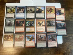 MTG Giant Minotaur Cyclops Ogre Lot 17 Cards Magic Commander Tribal Red - Image 1