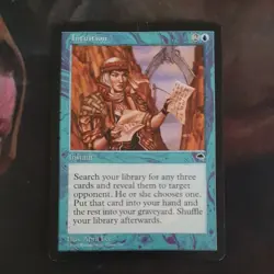 Intuition MTG Reserved List Magic the Gathering Vintage Tempest - Image 1