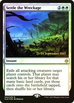 Settle the Wreckage (Prerelease) (Ixalan) MTG MAGIC INSTANT FOIL - Image 1