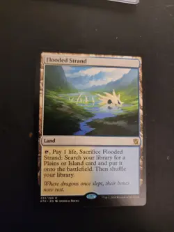 1x Flooded Strand, Khans of Tarkir, LP, MTG - Image 1