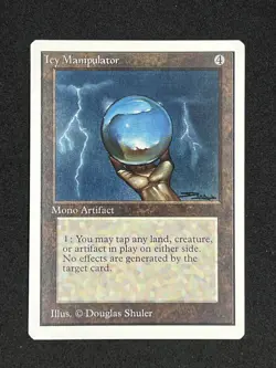 MTG ICY MANIPULATOR Unlimited Edition Regular MT+ Uncommon Magic The Gathering - Image 1