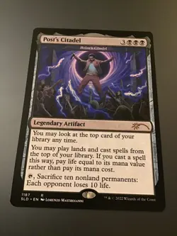 MTG Secret Lair x Post Malone #1187 Post's Citadel NM - Image 1