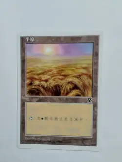 1 x MTG S-Chinese 5E Basic Land Plains (C)---N/M - Image 1