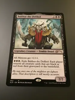MTG Secret Lair #462 Balthor the Defiled NM - Image 1