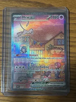 Pokemon Mew EX 053 Scarlet & Violet Promo Basic Holo HP 180 English Pokemon TCG - Image 1
