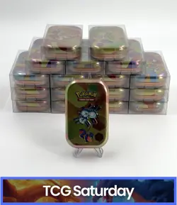 2023 POKEMON TCG SCARLET & VIOLET 151 2-PACK SEALED TINS LOT OF 18 - Image 1