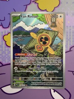 Pokemon TCG Fan Rotom 250/217 IR Ascended Heroes Evolution NM PACK FRESH - Image 1