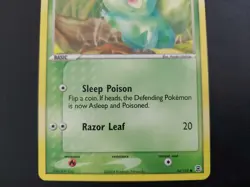 Pokemon - Bulbasaur 54/112 Common EX Fire Red & Leaf Green - Image 3