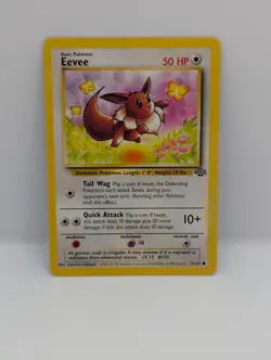Eevee 51/64 Jungle Regular LP Pokemon - Image 2