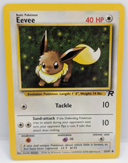 Eevee 55/82 Team Rocket Regular LP Pokemon - Image 1