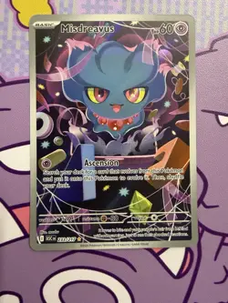 Pokemon TCG Misdreavus 233/217 Ascended Heroes Illustration Rare - Near Mint - Image 1
