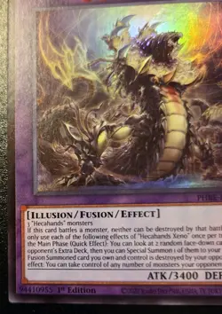 Hecahands Xeno PHRE-EN007 1st Edition Super Rare Phantom Revenge Yu-Gi-Oh! TCG - Image 4