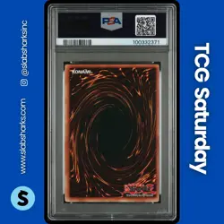 2007 YU-GI-OH! STRIKE OF NEOS 1ST ED. #STON-EN036 FREYA SPIRIT OF VICTORY PSA 9 - Image 2