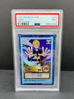 Sanji One Piece #S29 Holo PSA Mint 9 2000 Carddass Hyper Battle Vintage Bandai - Image 1