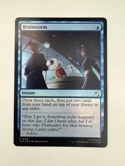 Brainstorm Foil MTG Magic the Gathering Card NM Near Mint TLE - Image 1
