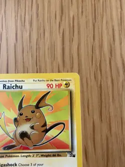 Pokemon Card Raichu (29) Unlimited LP Fossil Rare 29/62 - Image 3
