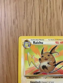 Pokemon Card Raichu (29) Unlimited LP Fossil Rare 29/62 - Image 4
