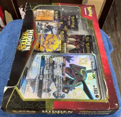Pokemon TCG - Hidden Fates Premium Powers Collection Rayquaza GX - Sealed - Image 3