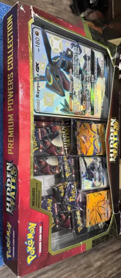 Pokemon TCG - Hidden Fates Premium Powers Collection Rayquaza GX - Sealed - Image 4