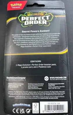 Pokemon TCG Perfect Order Booster Pack Makuhita Promo Card Coin - Image 2