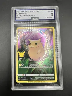 Pokemon TCG Celebrations Pikachu Holo Rare Card 005/025 - Image 1