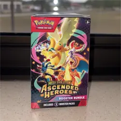 Pokemon Ascended Heroes Booster Bundle Medicham Registeel EX Holo Cards - Image 1