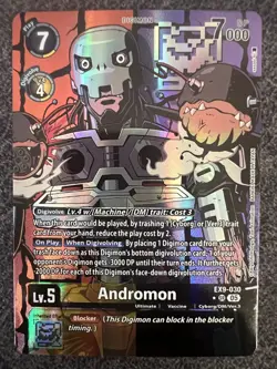 Digimon Card Game Andromon (Alternate Art) EX9-030 SR Versus Monsters NM - Image 1