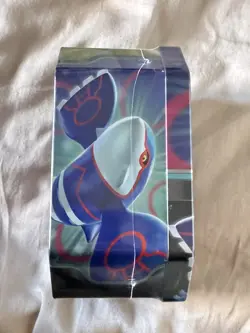 Pokemon TCG Azure Legends Kyogre ex Tin Factory Sealed 4 Packs Promo Card - Image 5