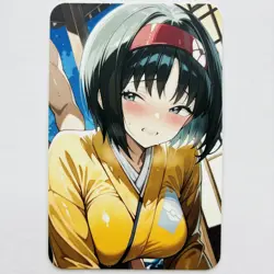 [Buy 2+ Free Ship]Waifu Sexy Doujin Hentai Dual Sided Lewd Anime Goddess Card - Image 1