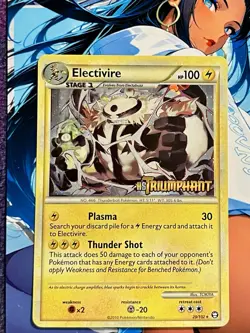 Pokemon Card - Electivire - Holo Prerelease Promo (20/102) HGSS Triumphant NM - Image 1