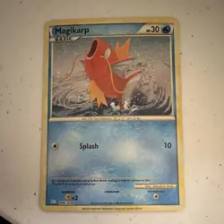 Pokemon Magikarp HGSS Trainer Kit 19/30 Common Regular Basic 30HP 10 Card holo - Image 1