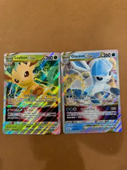 Leafeon & Glaceon Vstar Oversized Jumbo cards - Image 1