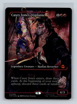 Casey Jones, Vigilante (0286) - Foil - Showcase Teenage Mutant Ninja Turtles MTG - Image 1