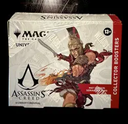 Magic the Gathering Assassin’s Creed Collector Booster Box Factory Sealed - Image 1
