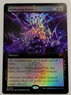 Withering Curse (Extended Art) Secrets of Strixhaven Foil - Image 1