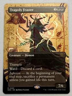 MTG Tragedy Feaster (Borderless) - 0293 Normal - Secrets of Strixhaven (SOS) NM - Image 1