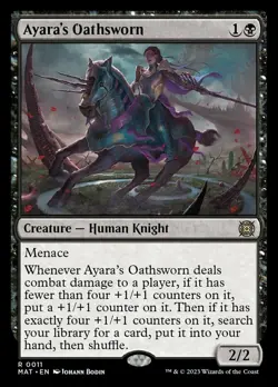x1 Ayara's Oathsworn R MTG March of the Machine: The Aftermath M/NM, English - Image 1
