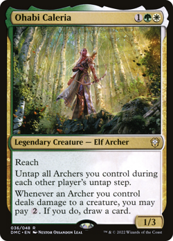 Ohabi Caleria MTG EDH Custom Commander Deck, Selesnya Deathtouch Archers! - Image 3