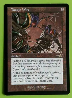 MTG TANGLE WIRE x1, Nemesis. Very Good. PRE MODERN, Commander - Image 1