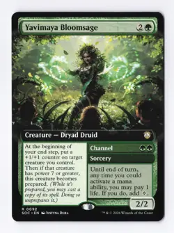 Yavimaya Bloomsage (Extended Art) 92 (R) MTG Commander: Secrets of Strixhaven - Image 1
