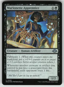 Marionette Apprentice Foil U Modern Horizons 3 100 NM - Image 1