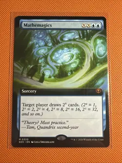 Mathemagics Extended Art M 320 - MTG Secrets of Strixhaven - Image 1