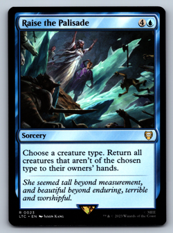 Raise the Palisade - Lord of the Rings Commander - MTG - Image 1