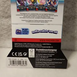 Pokemon SV9 Scarlet and Violet Journey Together Sleeved Booster - Image 3
