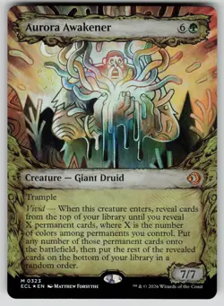 Aurora Awakener (Showcase) Foil M Lorwyn Eclipsed 323 NM - Image 1