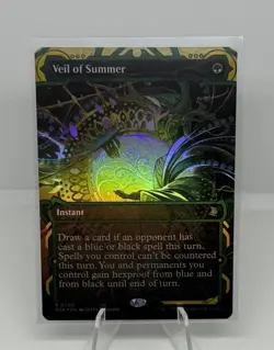 Veil of Summer-Secrets Of Strixhaven Mystical Archive-Borderless-Foil-60-NM - Image 1