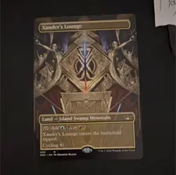 Magic: The Gathering Xander's Lounge Streets of New Capenna Rare Borderless Land - Image 1