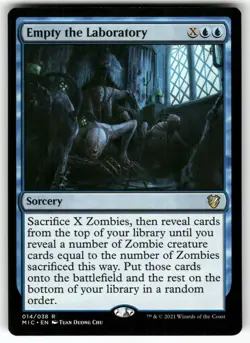 MAGIC EMPTY THE LABORATORY 14 COMMANDER: INNISTRAD: MIDNIGHT HUNT NM - Image 1